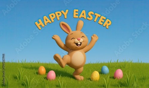 Easter Bunny Ears Dancing i...