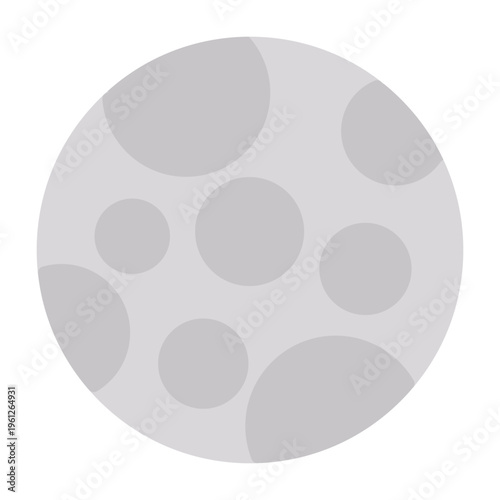 Moon Vector Icon