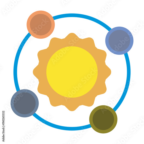 Sun Vector Icon