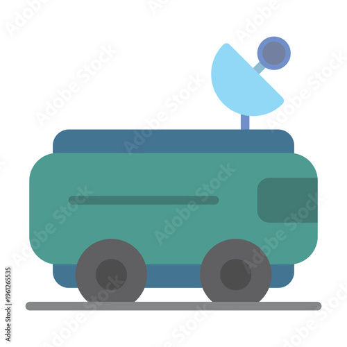 Mars Rover Vector Icon