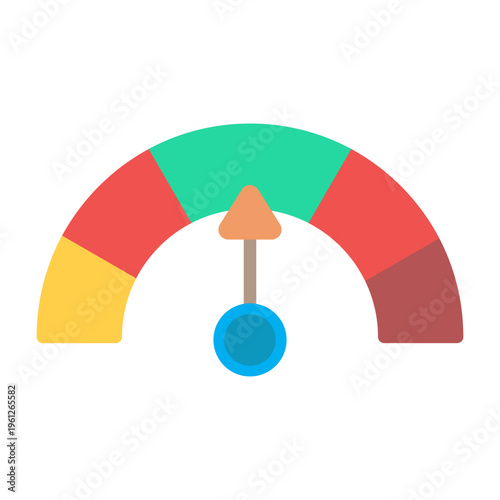 Gauge Vector Icon