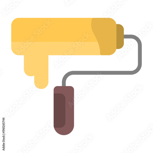Paint Roller Vector Icon