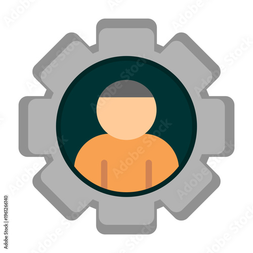 Bild auf Leinwand User Profile Vector Icon