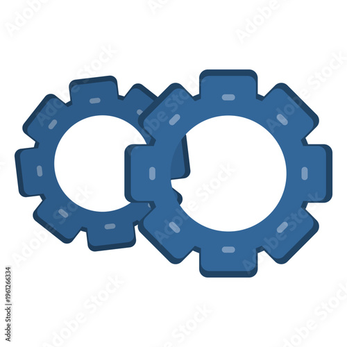 Gears Vector Icon