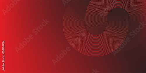Red abstract background. Dynamic shapes composition eps10