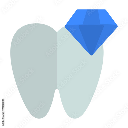 White Teeth Vector Icon