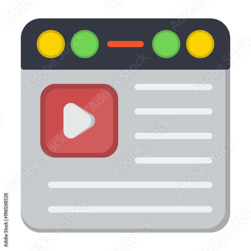 Video Vector Icon