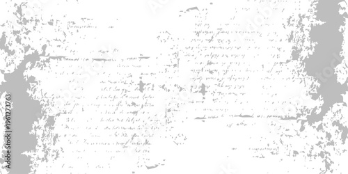 Faded vintage parchment background with antique handwriting texture, aged paper overlay for scrapbooking design