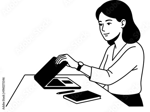 Online seller celebrating order at home workspace