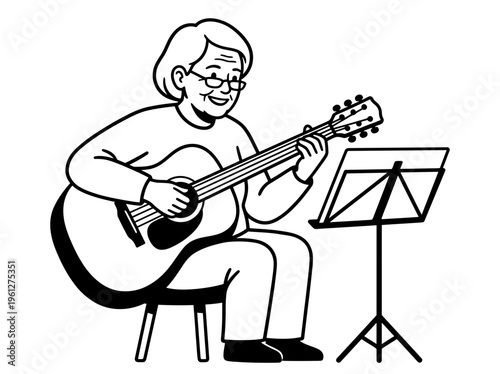 Student studying with timer at desk