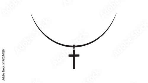 A minimalist black and white line art drawing of a woman wearing a wide brimmed summer sun hat