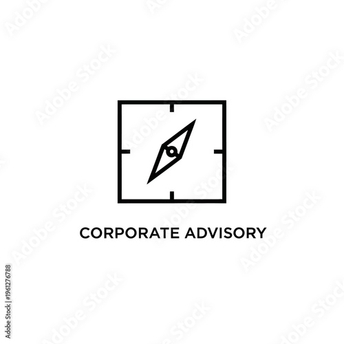 Corporate advisory logo design template.