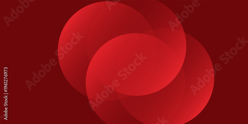 Red abstract background. Dynamic shapes composition. Eps10 vector