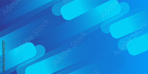 Abstract blue background with diagonal lines. Dynamic shapes composition. Vector illustration