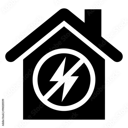 power outage blackout icon vector