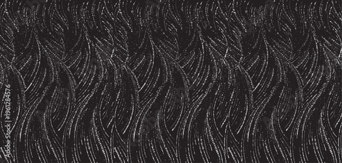 Grunge worn damask pattern design. Distressed fabric texture. Overlay texture design. Vector illustration. Eps10.