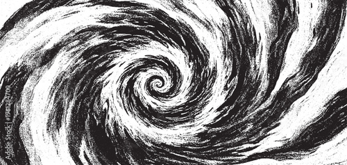 Circular starburst explosion texture. Distressed uneven grunge background. Abstract vector illustration. Overlay to create interesting effect and depth. Isolated on white background.