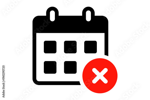 Cancelled event on calendar