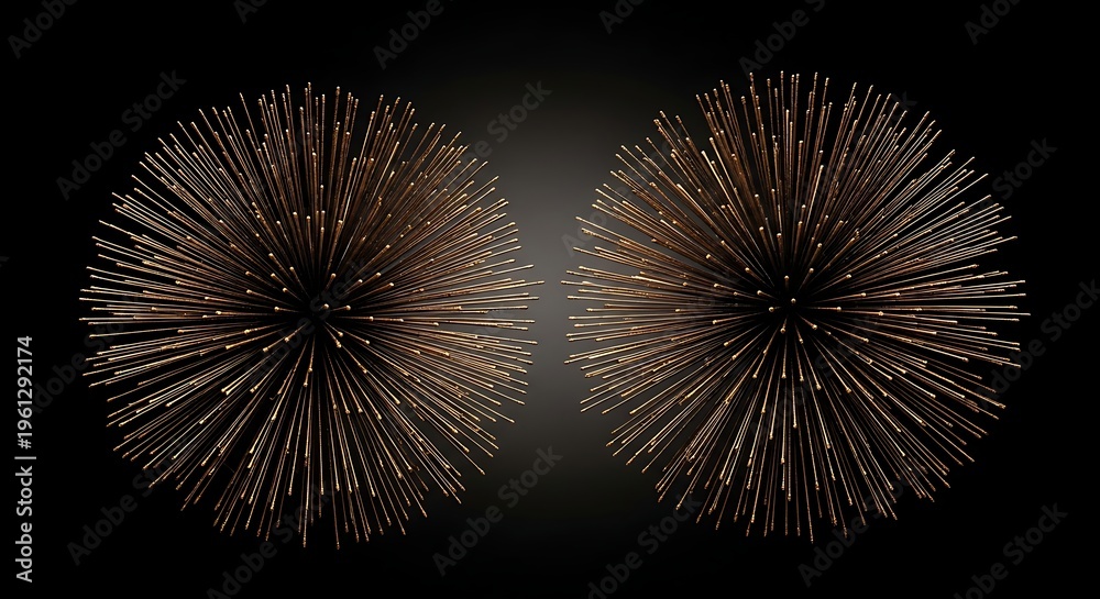 Obraz premium Independence day fireworks display on july 4th celebrating freedom