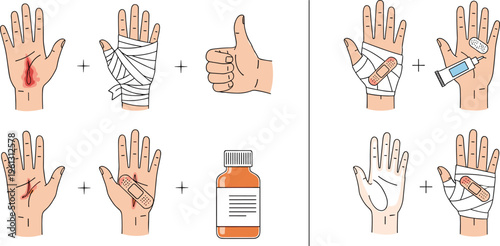 Large Collection of Stylized Tea and Herbal Infusion Vector Illustrations Featuring Teapots Porcelain Cups Tea Leaves French Press and Loose Leaf Tea