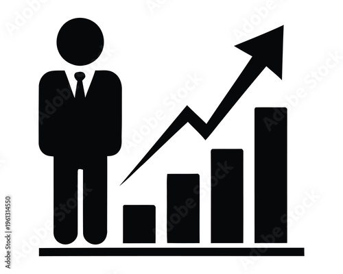 Business growth and success concept