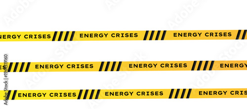 Fuel Crisis Warning Strip Tape PNG Transparent Hazard Energy Concept