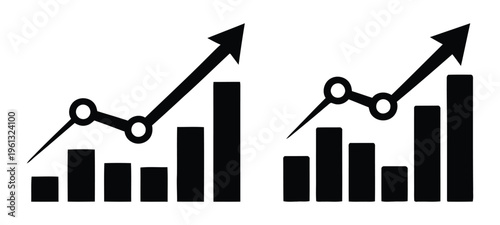 Increasing trends and growth rates illustrated