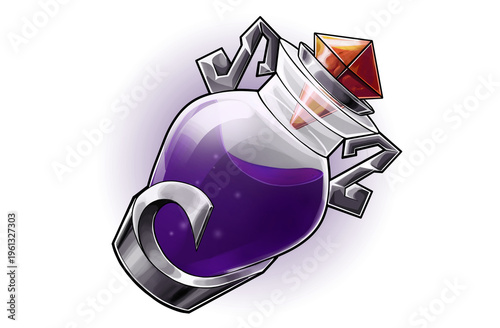 Potion Fantasy Magique Couleur - illustration