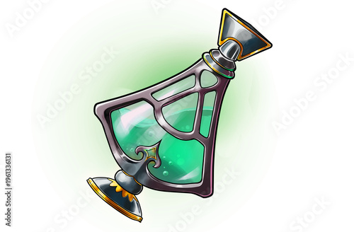 Potion Fantasy Magique Couleur - illustration
