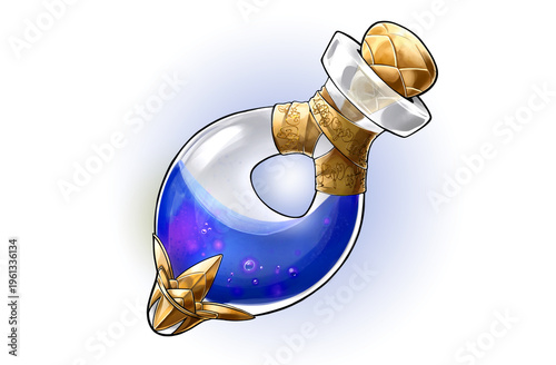 Potion Fantasy Magique Couleur - illustration
