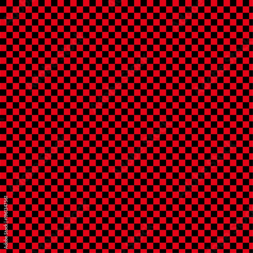 Red Black Checkered Pattern Abstract Background