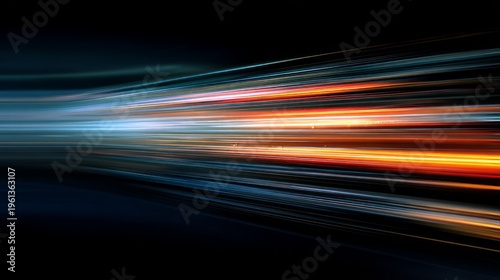 Dynamic light streaks in motion