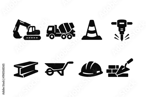 Construction Equipment Icons