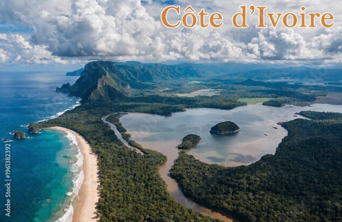 Côte d'Ivoire rainforests jungles rivers lagoons beaches coastline wetlands savannas forests wildlife biodiversity tropical greenery valleys plains nature landscapes scenic wilderness horizons