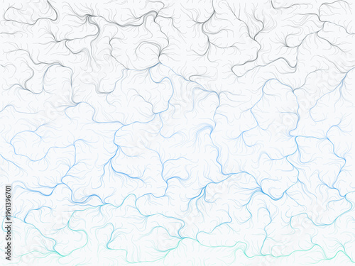 Fluid Motion Particle Trajectories Digital Art