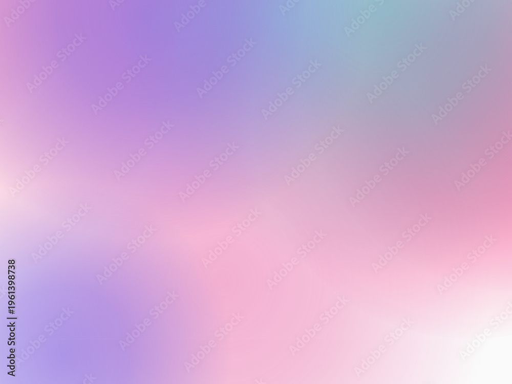 Obraz premium Soft Pastel Gradient Blend Modern Wallpaper Design