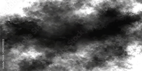 Dramatic storm clouds swirl across a dark abstract sky in this black and white nature timelapse of an overcast gray heaven