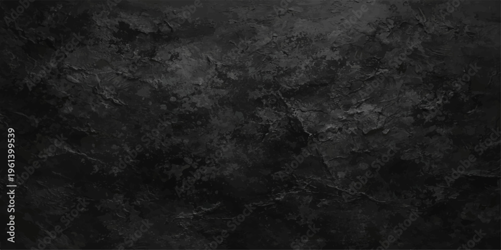 Fototapeta premium Black and white grunge textured wall background