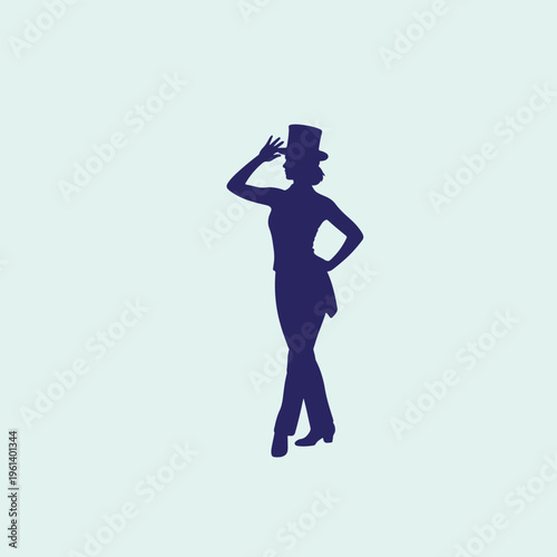 silhouette of magician