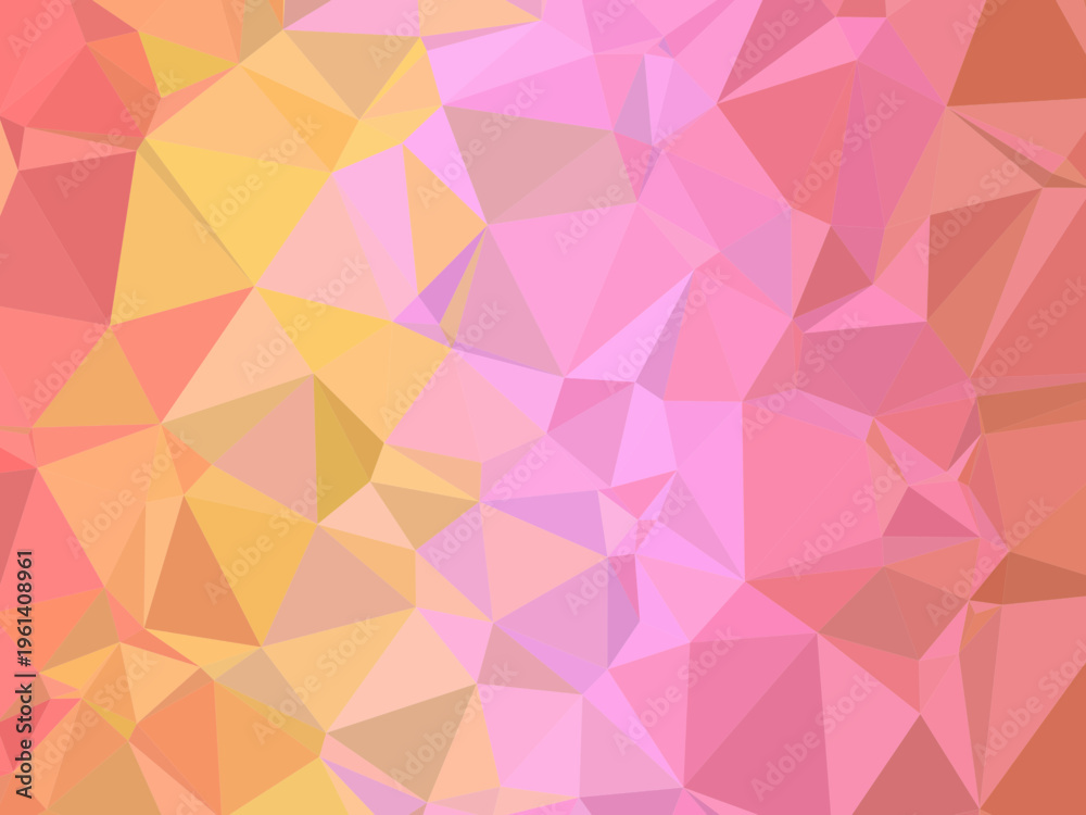 Obraz premium Crystal Faceted Polygon Mesh Modern Vector Wallpaper
