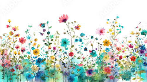 Elegant wedding invitation card background . Minimal hand painted watercolor Cosmosflowers texture template background. Design for wedding, vip cover, poster, rsvp moderncard. Valentine's Day