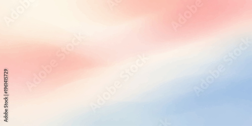 A bright colorful abstract rainbow sky with soft clouds and flowing lines in a clear sunny day