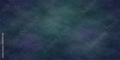 Abstract blue grunge textured background with dark smoky vintage pattern and artistic stormy sky tones