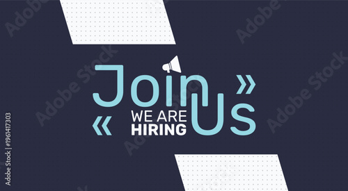 Join Us We Are Hiring Recruitment Announcement