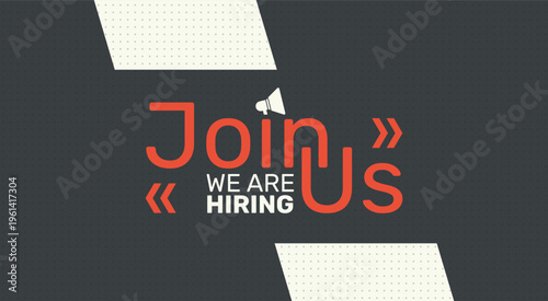 Join Us We Are Hiring Recruitment Announcement