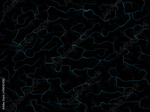 Organic Streamline Pattern Digital Art Background