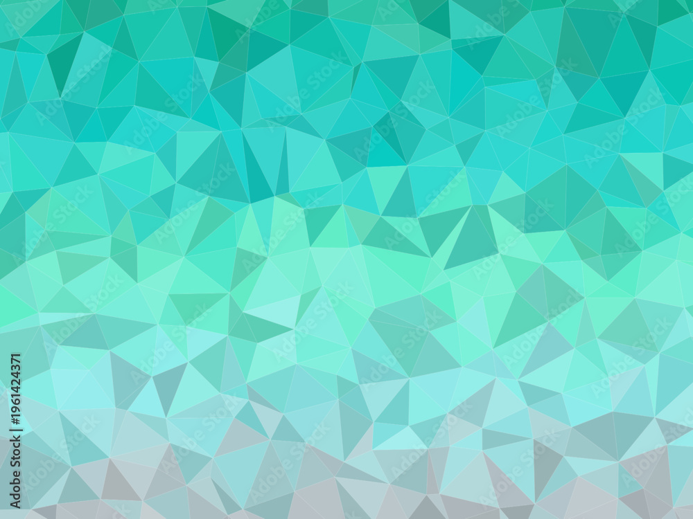 Obraz premium Colorful Low Poly Mosaic Pattern Digital Art Design