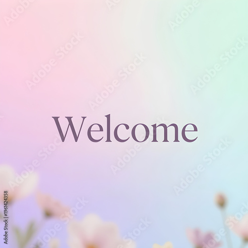 soft pastel gradient with subtle floral blur, elegant luxury style, minimal composition, clean high-end banner, copy space