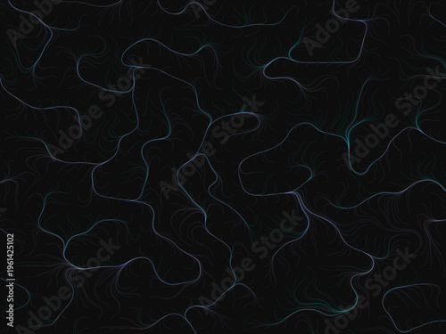 Flow Field Streamlines Abstract Vector Background