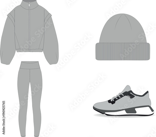 vectores ropa deportiva